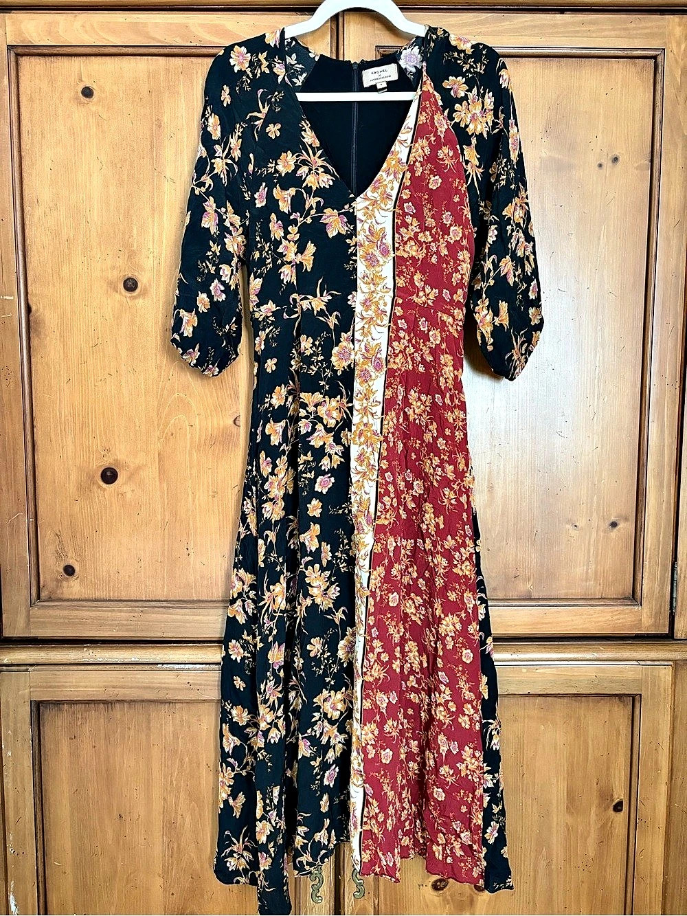 Kachel Anthropologie Hazel Midi Dress Floral womenโs Size 4